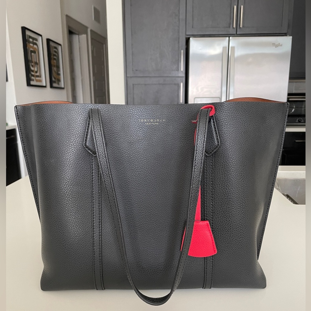 TORY BURCH PERRY TRIPLE-COMPARTMENT TOTE BAG